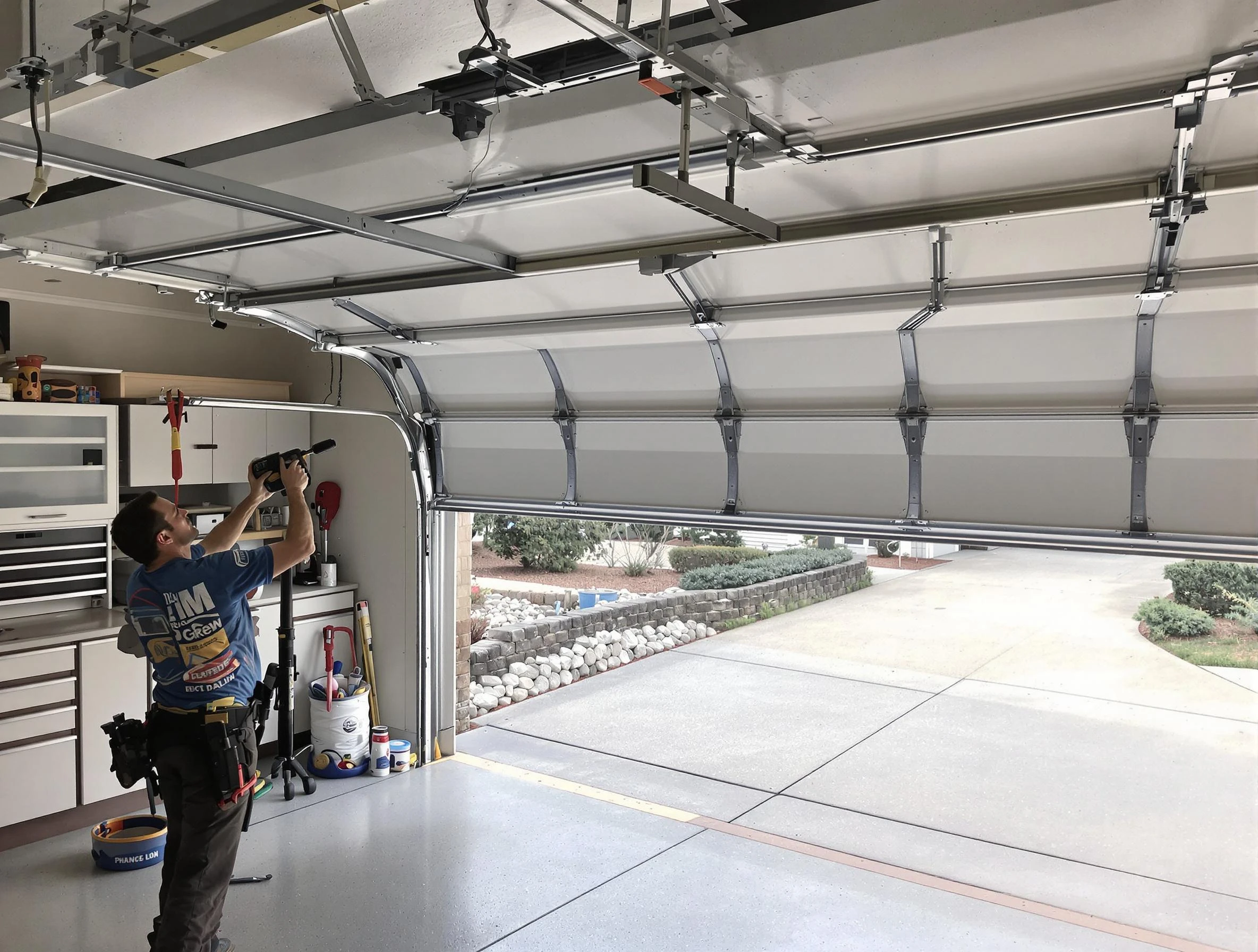 Garage door track repair service by Rio Communities Garage Door Repair in Rio Communities